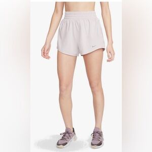 NWT Nike Dri-FIT Mid-Rise 3" Brief-Lined Shorts~Platinum Violet~Small~$40